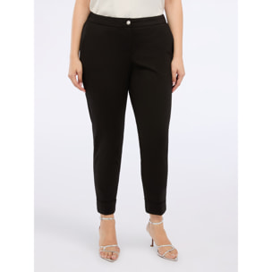 Fiorella Rubino - Pantaloni New York in punto Milano - Nero