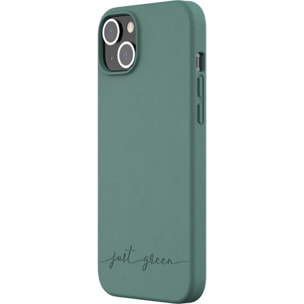 Coque JUST GREEN iPhone 14 Plus Bio vert nuit