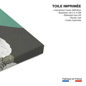 Tableau de fleurs frida fleurie  Toile imprimée