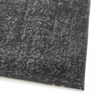 Tapis salon et chambre tissé motif faux uni KIGE