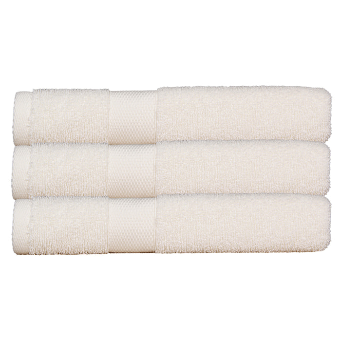 Lot de 3 draps de bain 500 gr/m2 100% coton