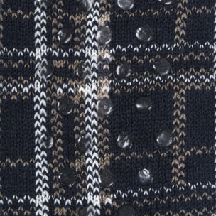 Calcetines hombre Cuadro Brais azul marino