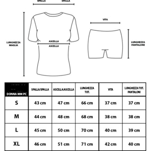 Completo Set Donna LONSDALE Cotone Corto