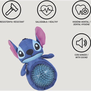 Peluche Para Perro Pelota Stitch Blue