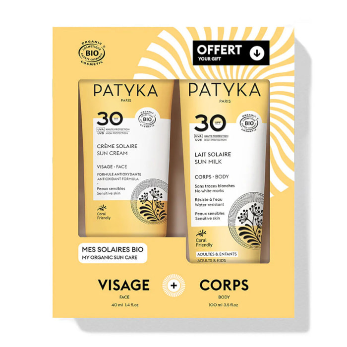 Solaire SPF30 - Duo Solaire SPF30 Visage & Corps