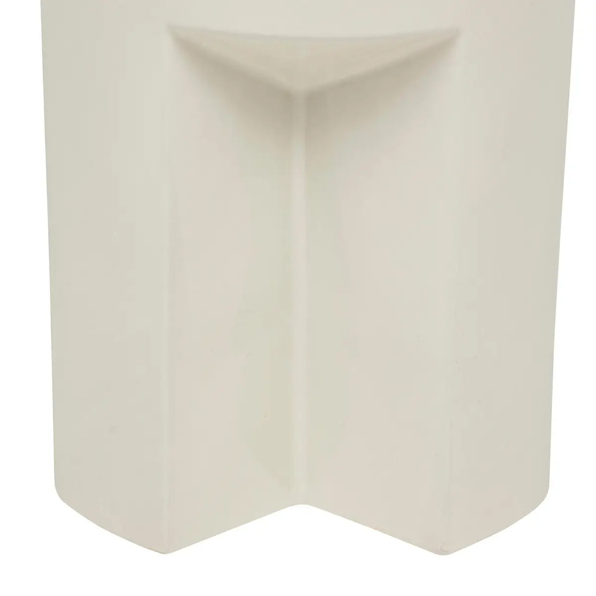 Table d’appoint "Kriz" ivoire 41x34x34cm