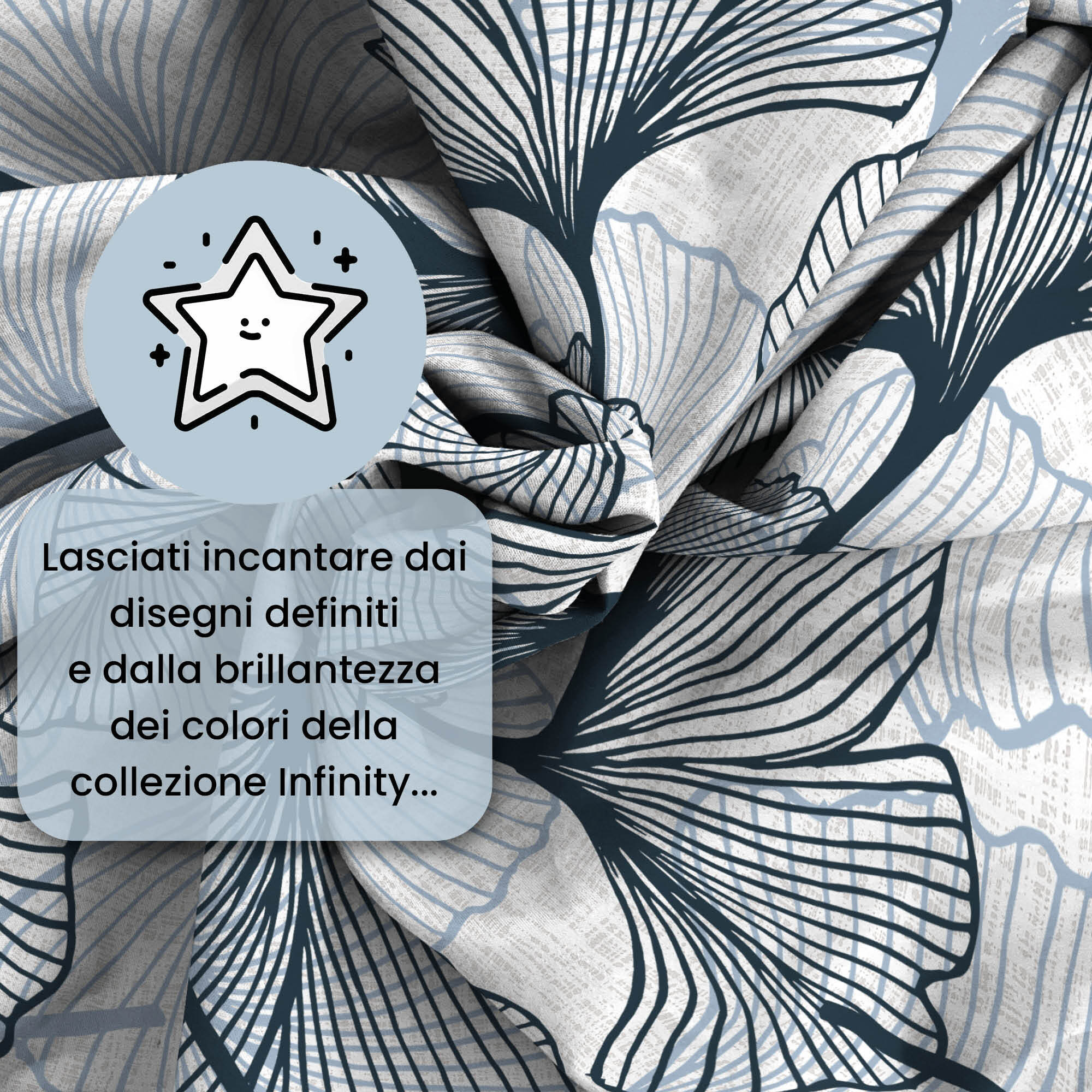 COMPLETO LETTO INFINITY - 100% Microfibra