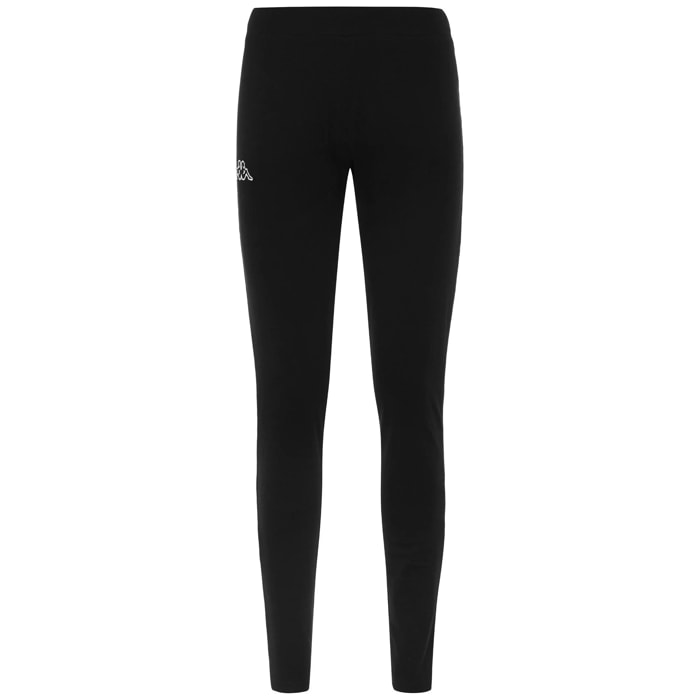 Kappa Pantaloni SPORT TROUSERS LOGO ZAPRI SKIN Nero
