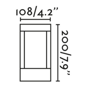 AGRA 200 Lampe balise marron