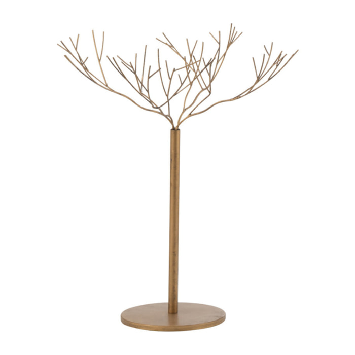 J-Line décoration Sapin de Noël Plumes - métal - or  - small