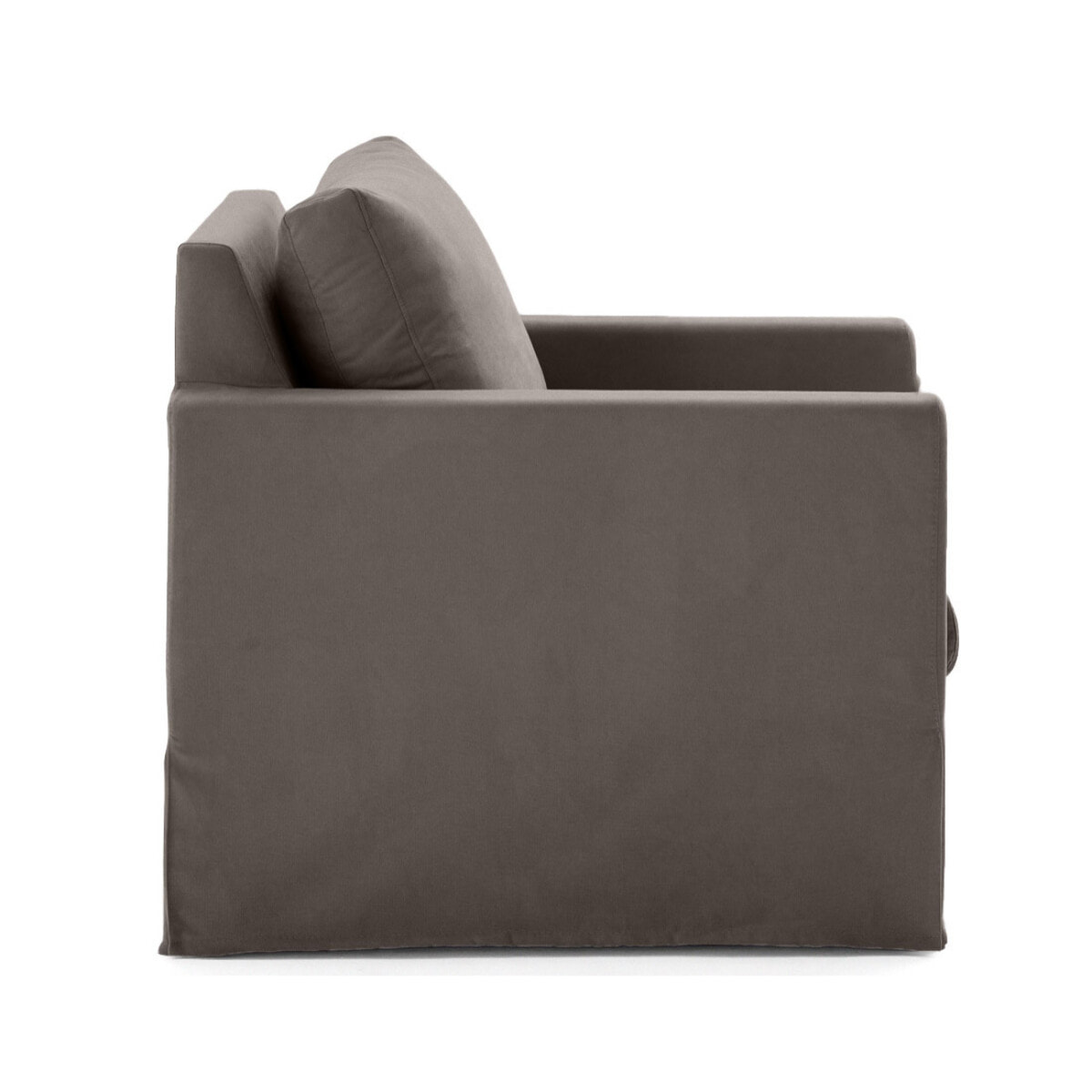 Serena - fauteuil déhoussable en tissu - Gris