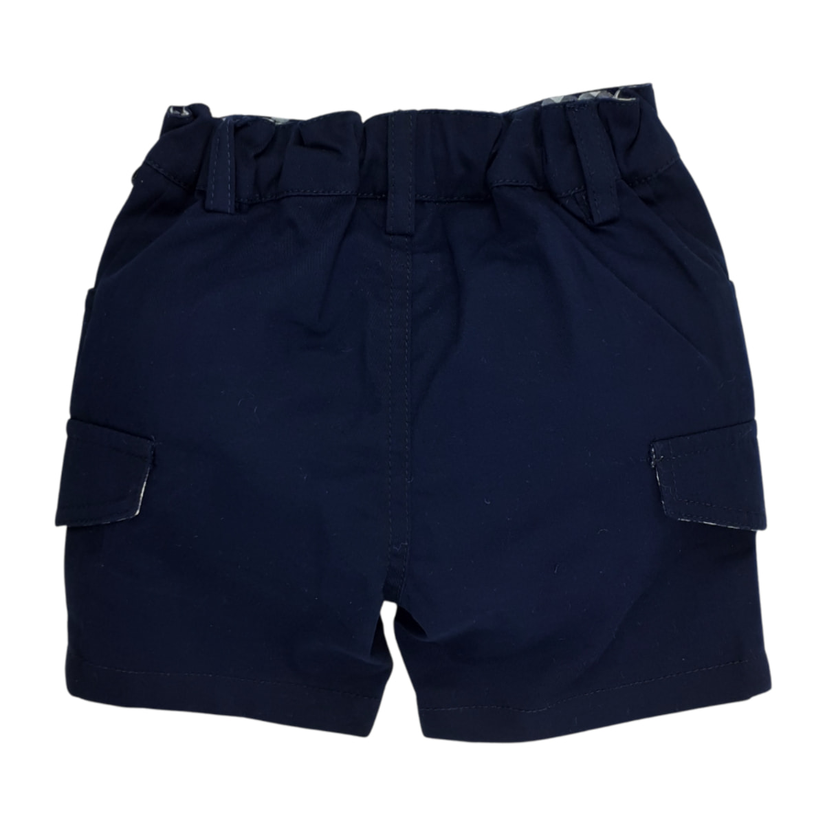 BERMUDA POPELINE BLU