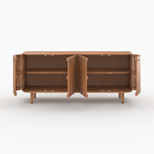 Buffet en bois d'acacia 4 portes - Paola