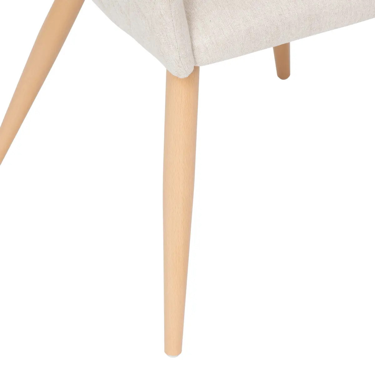 Fauteuil à dîner "Marlo" hêtre beige