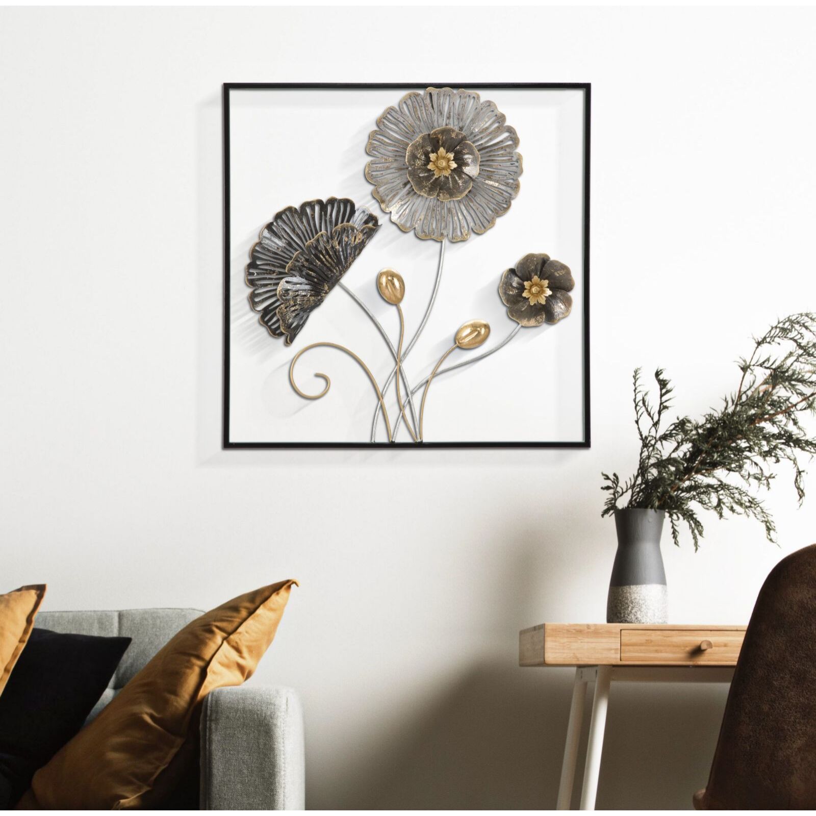 PANNELLO IN FERRO SQUARE CM 50X5,5X50