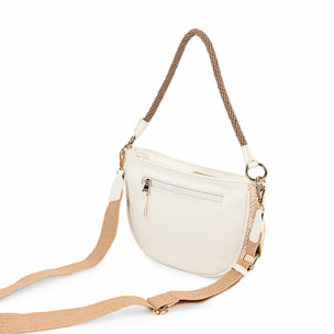 Bolso De Hombro Skpat Basilea Blanco