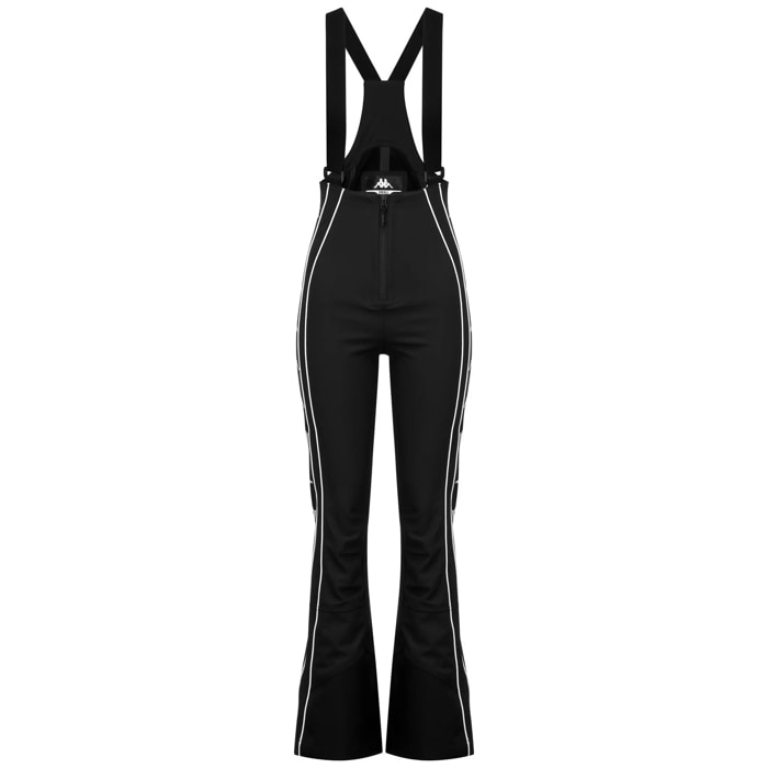 Kappa - Pantaloni Donna Nero - 6Cento 685 222 Banda