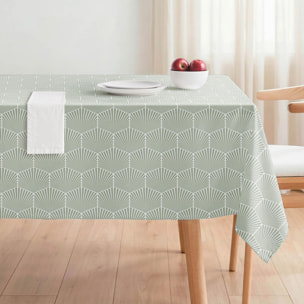 Nappe anti-taches ALBA OLIVE - coton mélangé