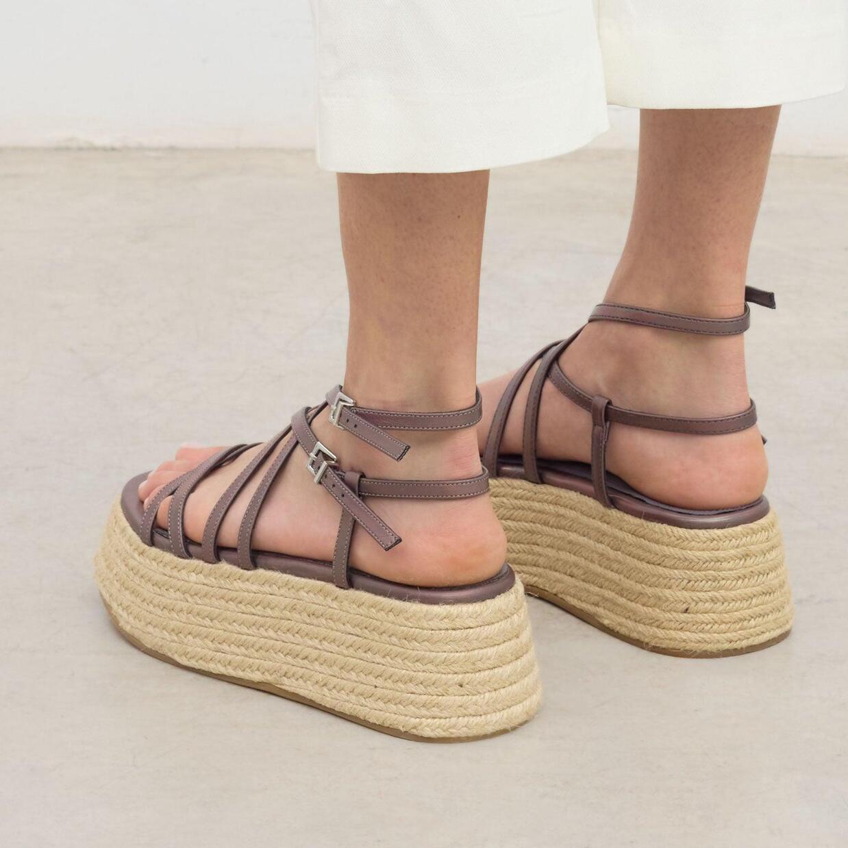 Sandalias de plataforma - Zahara - 7 cm