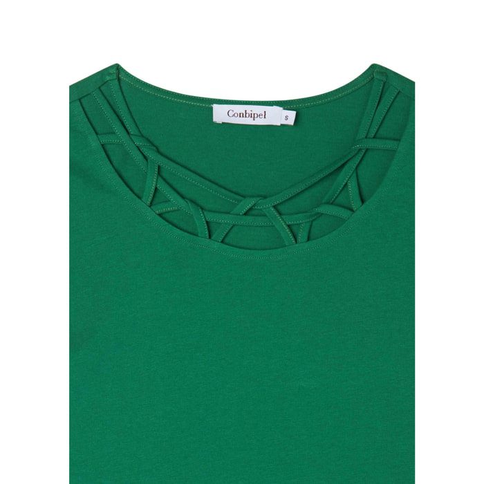 T-SHIRT VERDE SCURO CONBIPEL