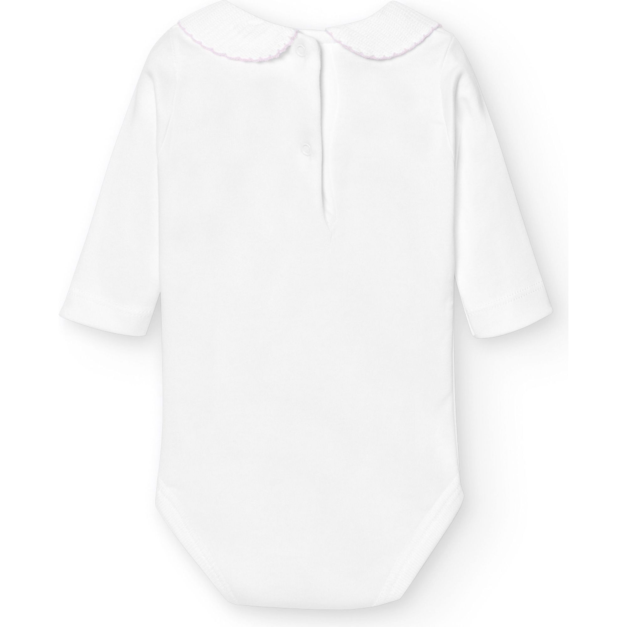 Body bebé manga larga cuello polo piqué