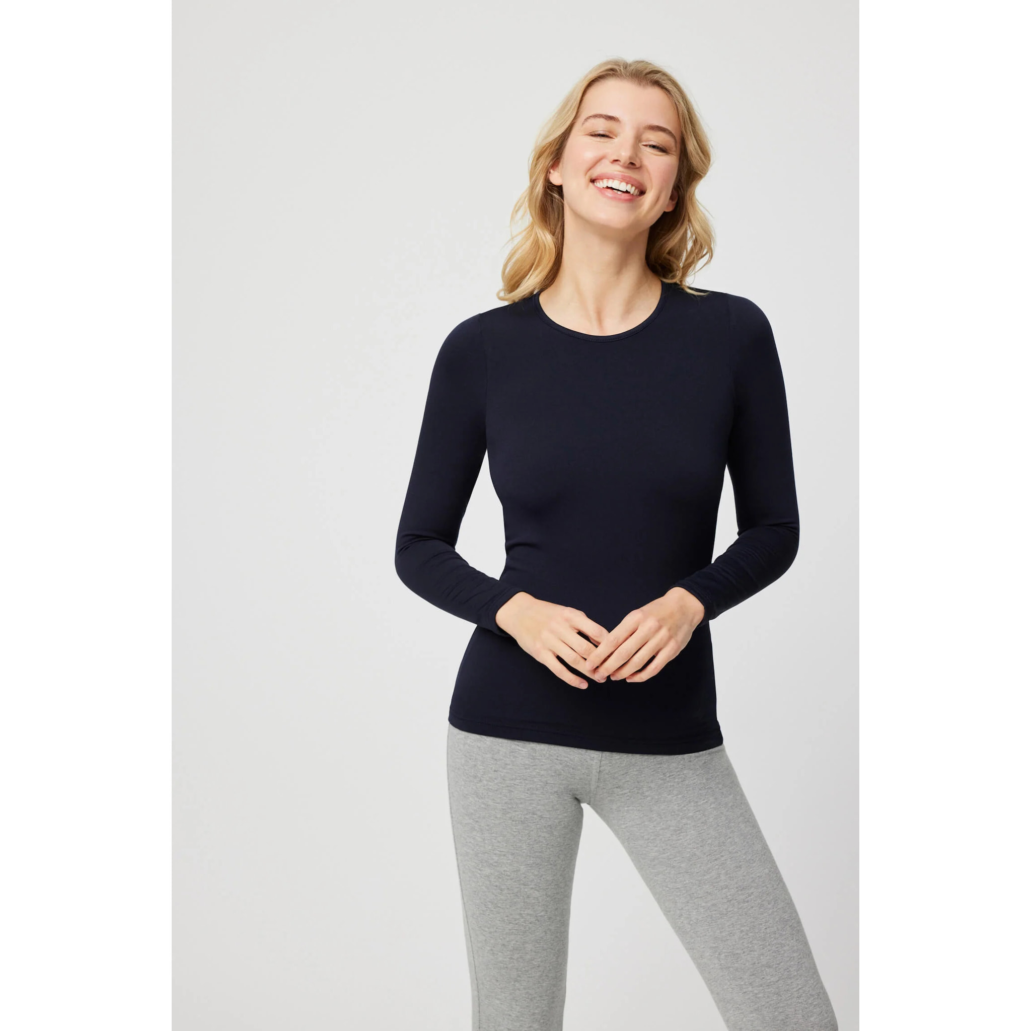 Confezione da 2 maglie termiche a maniche lunghe da donna