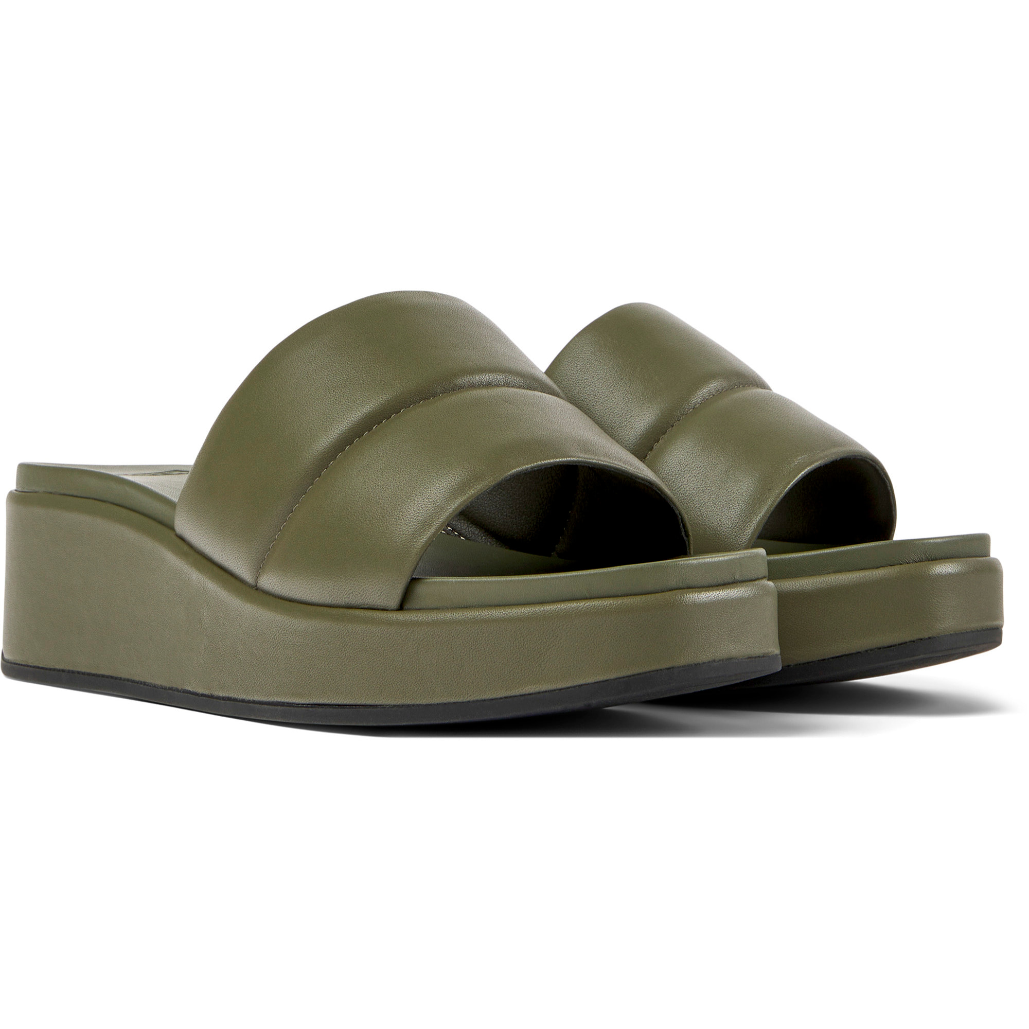 Sandalias - CAMPER Misia - Verde - Cuero liso
