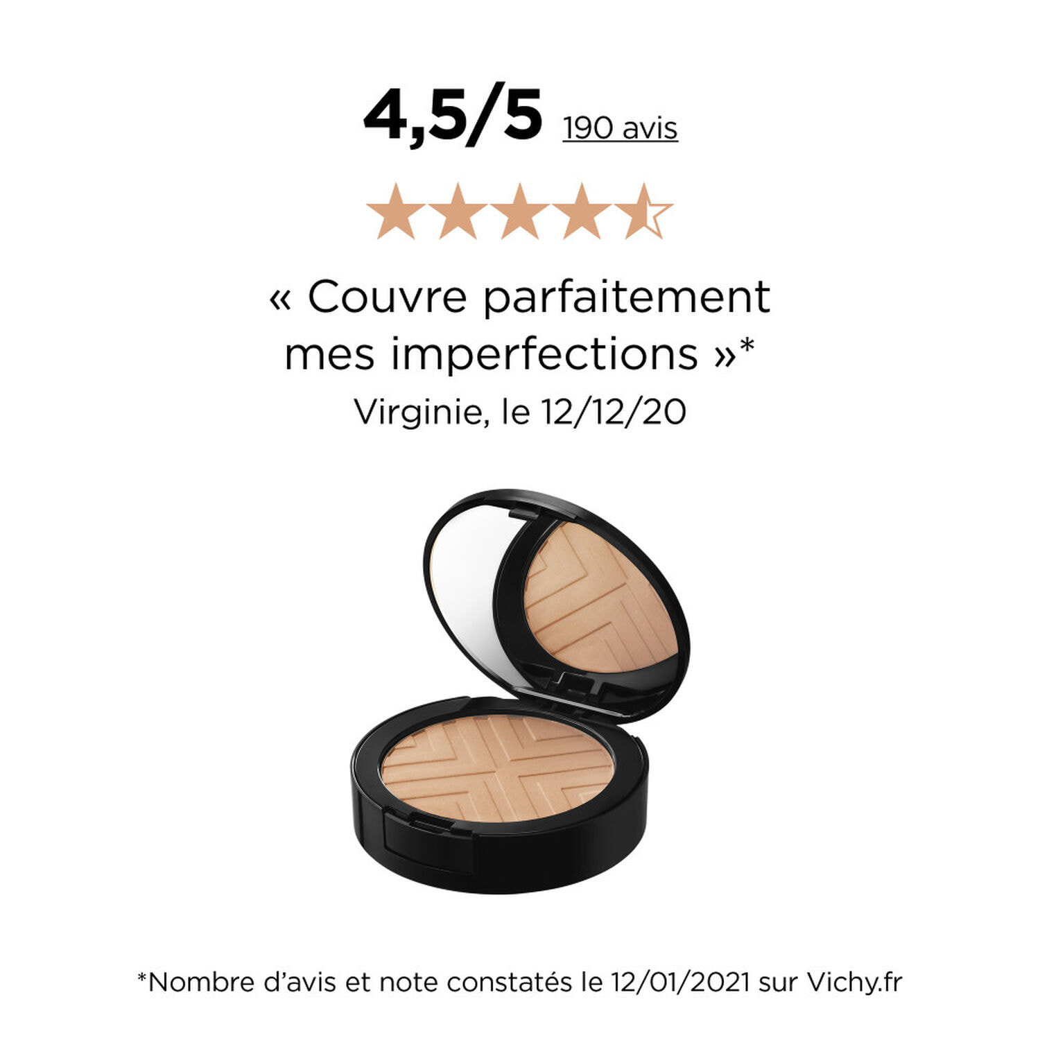 N°35 SABLE - Fond de Teint Poudre Compacte 9,5 g