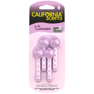 California Scent - Batonnet Clipsable - Senteur Lavande X4