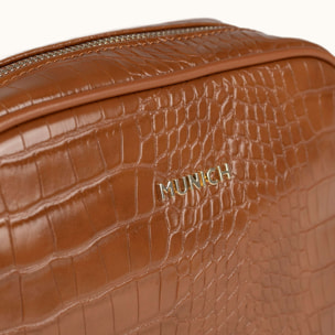 BLOCK CROCO FW25 CROSSBODY CAMERA C/BROWN