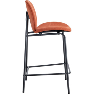 Lot de 2 tabourets en tissu - BOREAL