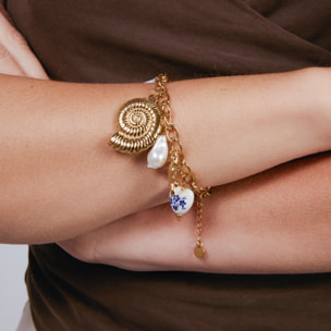 Pulsera Ribeleg acabado oro amarillo 18k