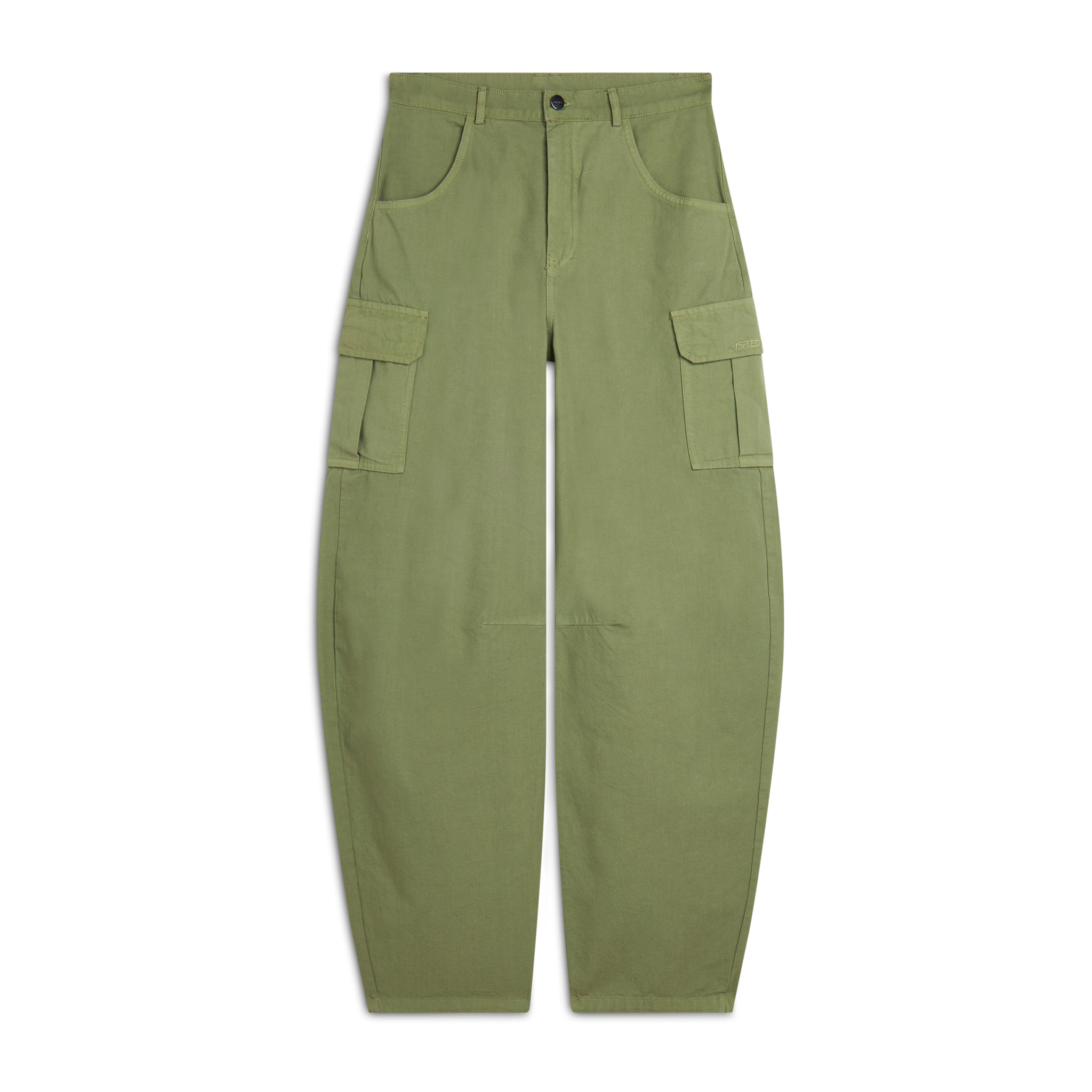 Pantaloni Cargo carrot fit in canvas