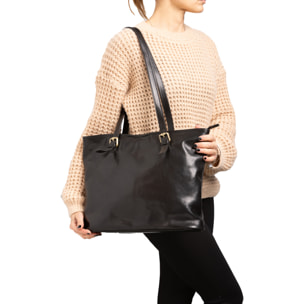 Borsa a spalla  da donna In Vera pelle Made in Italy 31x41x10 cm