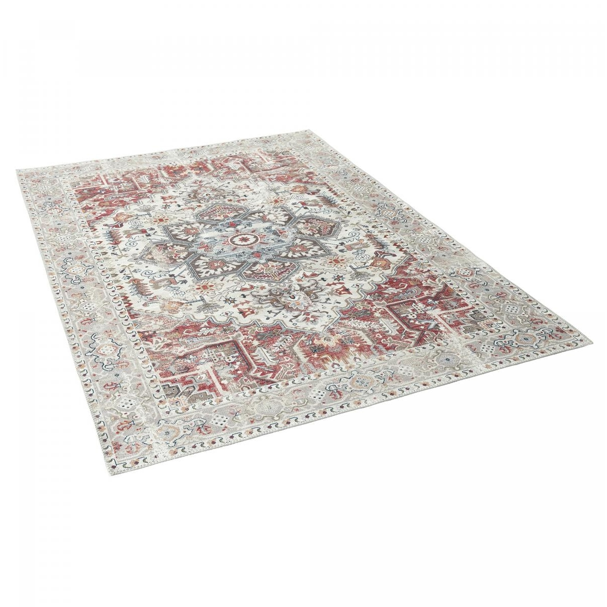 Tapis orient tissé en coton motif classique CIHA