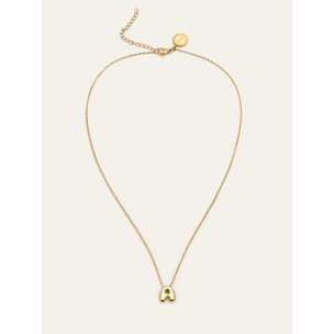 Collana Hailey Letter Acciao Placcato Oro