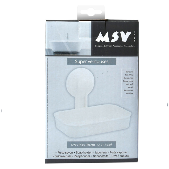 Jabonera Blanco mate