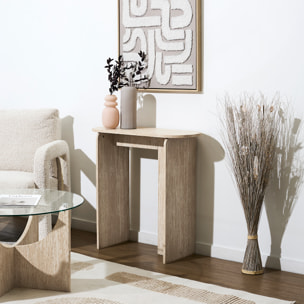 Console Pietra Effet Pierre Travertin