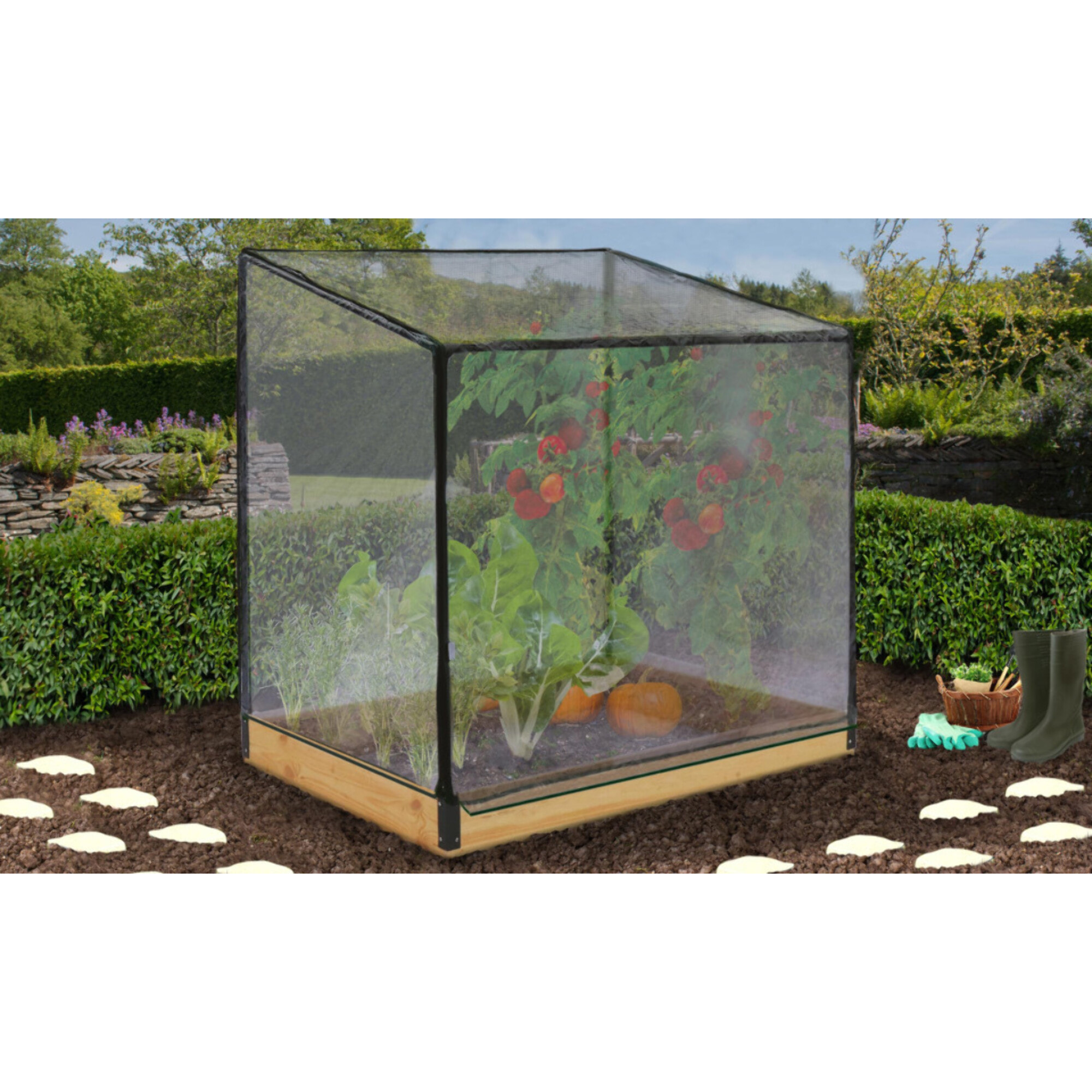 Serre de potager Aroma XXL bois