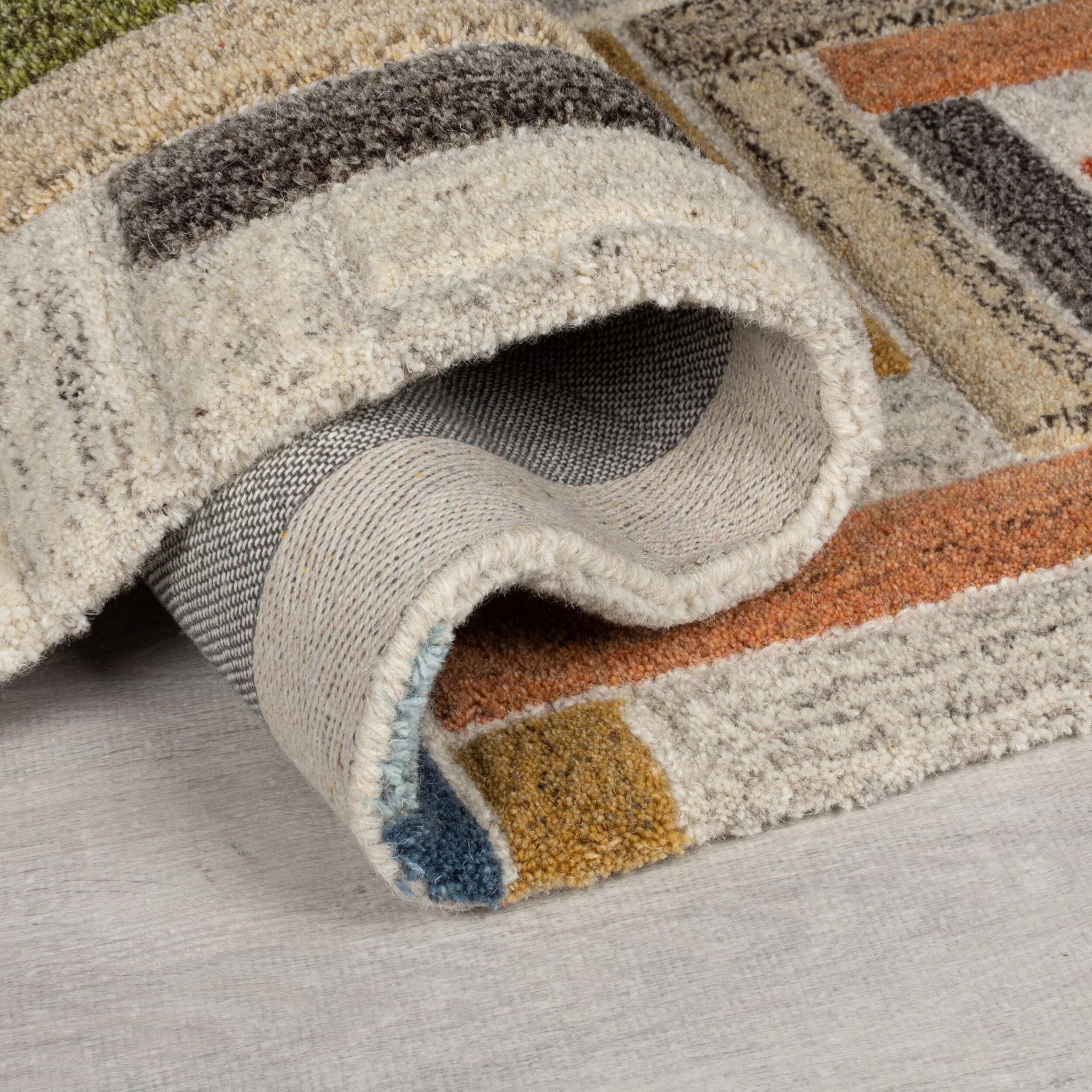 Tapis en laine de couloir RUSSO