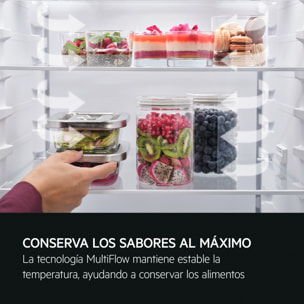 AEG Frigorífico combi de libre instalación Serie 6000 TwinTech® Total No Frost de 186 cm RCB632E9MW