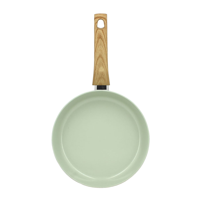 Poêle en revêtement céramique 24cm céladon - tous feux COLORAMA