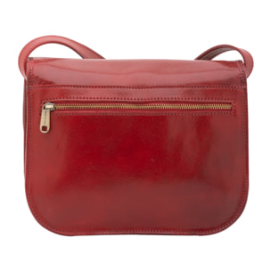 Borsa a tracolla  da donna In Vera pelle Made in Italy 27x20x12 cm