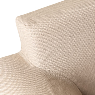 Canapé 3 places convertible beige OSCAR