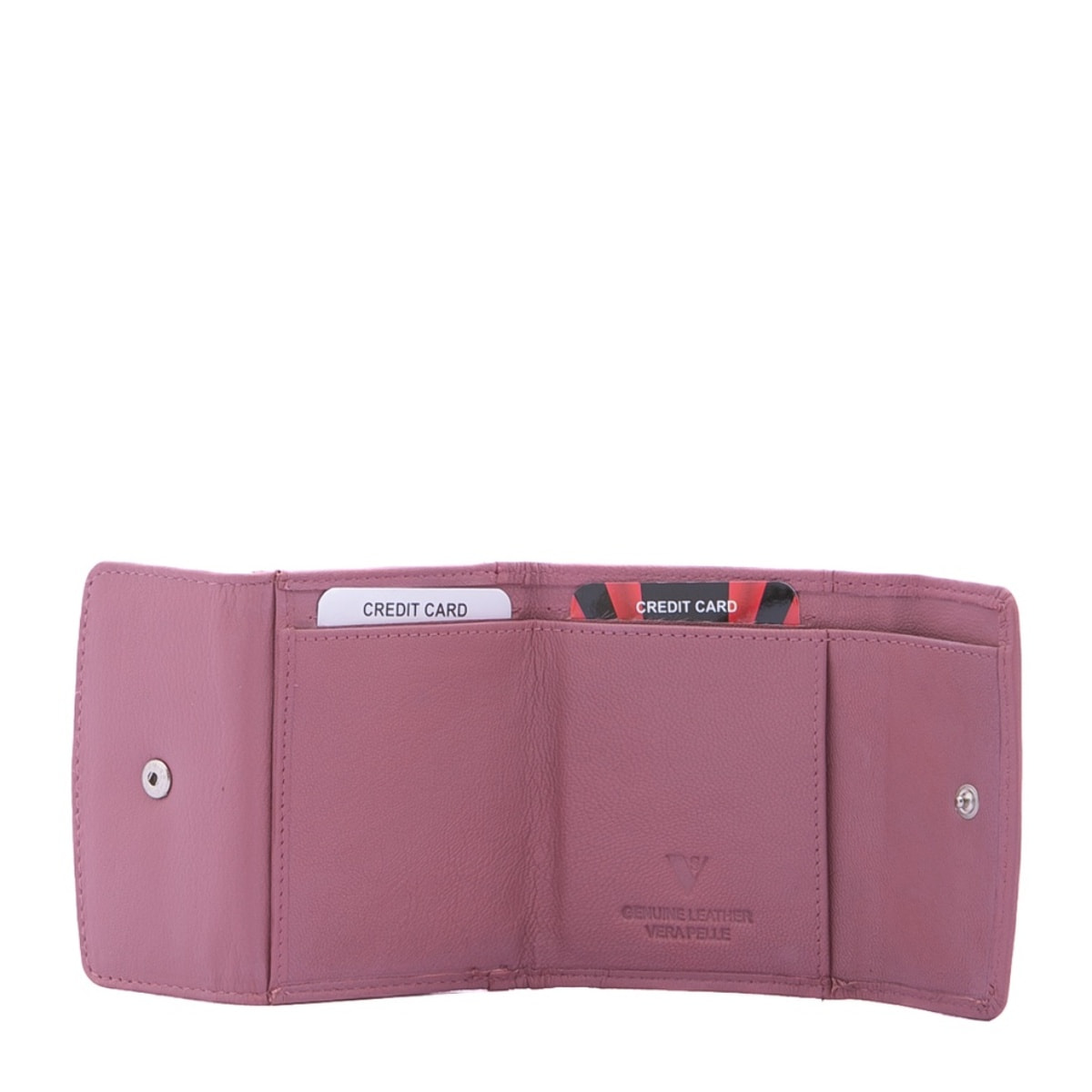 Portafoglio donna in ecopelle - Modello False - Casual - 9.0 x 7.5 x 2.0 cm