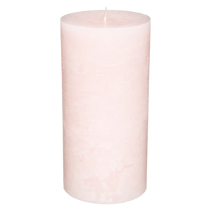 Bougie rustique rose clair 445g