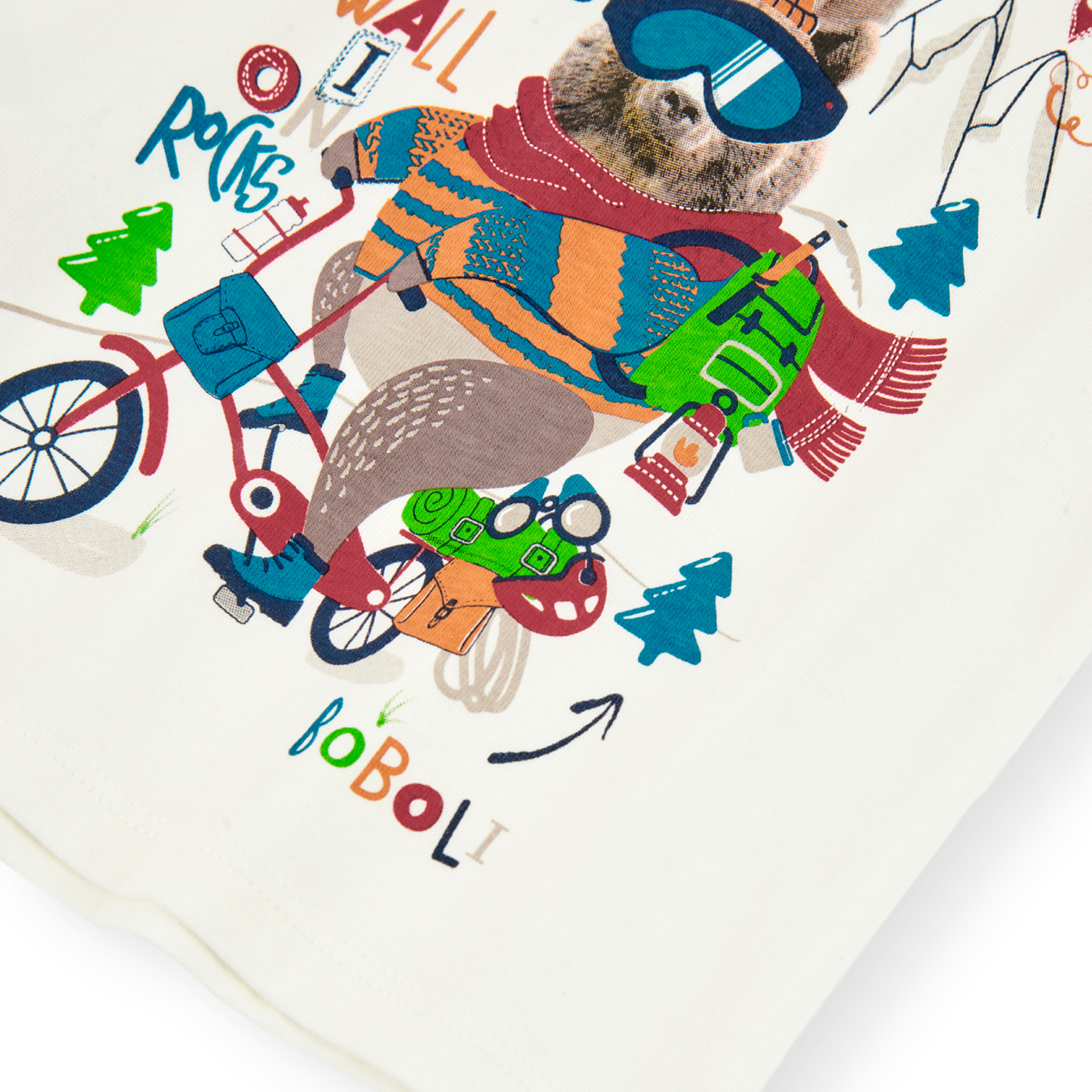 Camiseta punto " adventure" de bebé niño