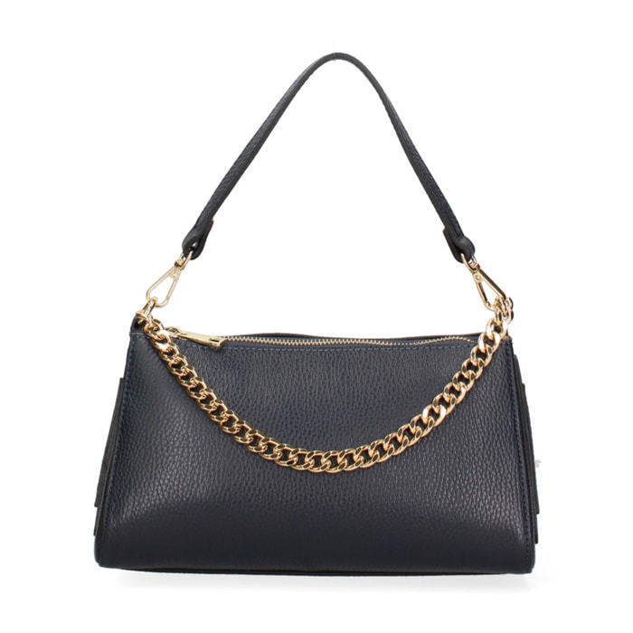 Borsa a mano da donna Made in Italy - Modello Seraphina Elite - 100% pelle - 26.0 x 14.0 x 12.0 cm