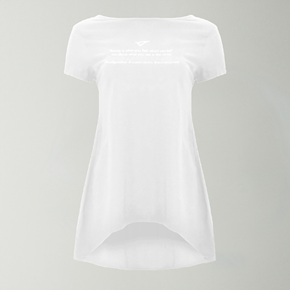 t-shirt ginnastica europa donna bianco