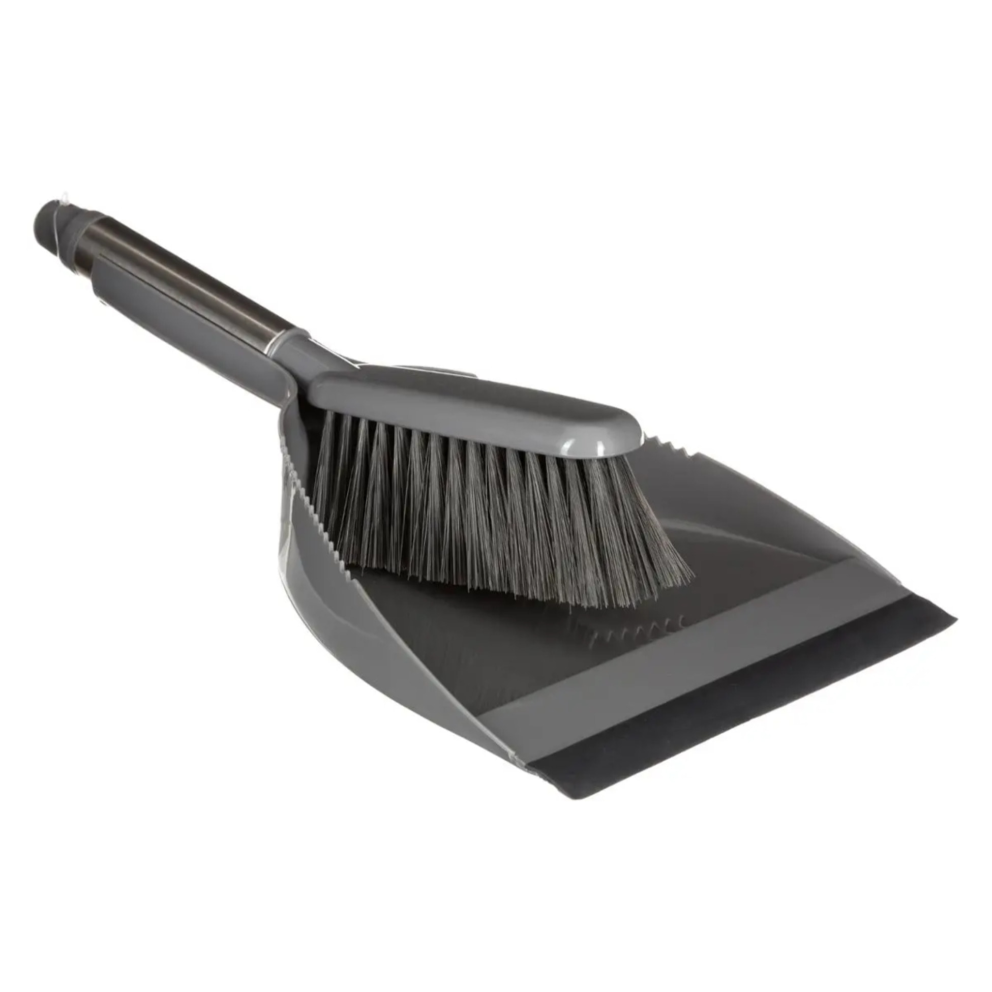 Ensemble pelle/balayette "Silver & Clean" gris
